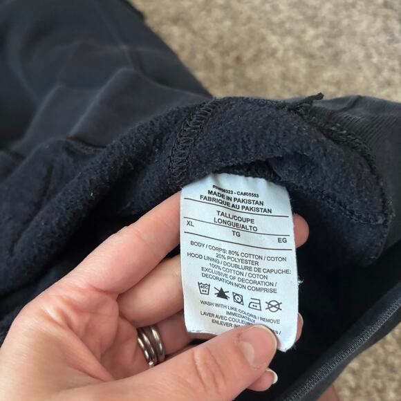 Nike Club Fleece Men's Pullover Hoodie Sz XL Black Athleisure - Picture 6 of 10